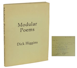 Item #171120004 Modular Poems. Dick Higgins