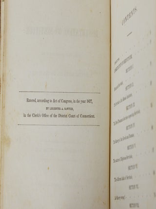 A Dissertation on Servitude: Embracing an Examination of the Scripture Doctrines on the Subject, and an Inquiry into the Character and Relations of Slavery