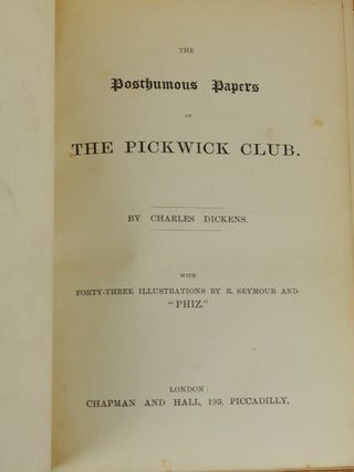 The Posthumous Papers of the Pickwick Club