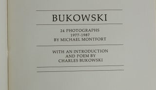 Bukowski: Photographs 1977-1987