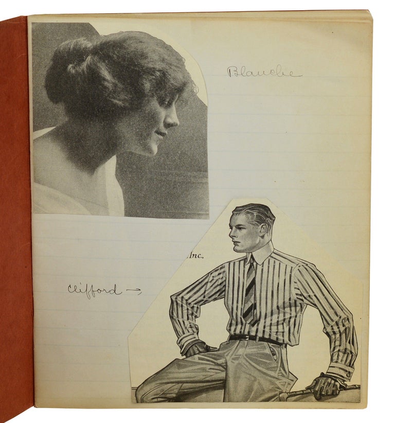 Item #180319004 "Blanche" (Anonymous handmade manuscript of cut-outs of magazine illustrations, loosely narrated). Anonymous.