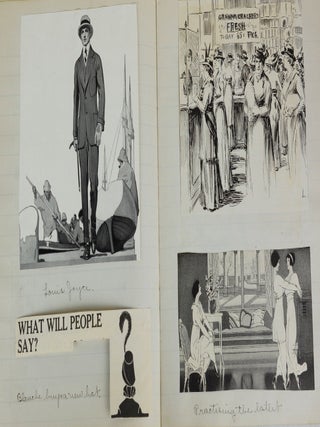 "Blanche" (Anonymous handmade manuscript of cut-outs of magazine illustrations, loosely narrated)