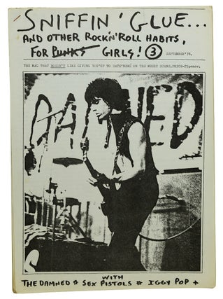 Item #180319010 SNIFFIN' GLUE and Other Rock 'N' Roll Habits for Punks Girls! Issue 3, September...