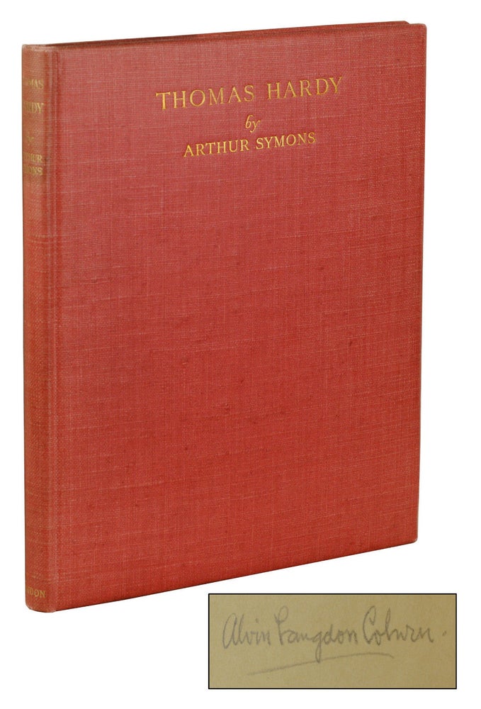 Item #180405004 A Study of Thomas Hardy. Alvin Langdon Coburn, Arthur Symons, Photographer.