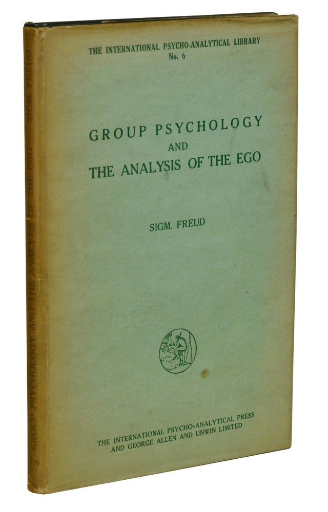 Item #180421004 Group Psychology and the Analysis of the Ego. Sigmund Freud.