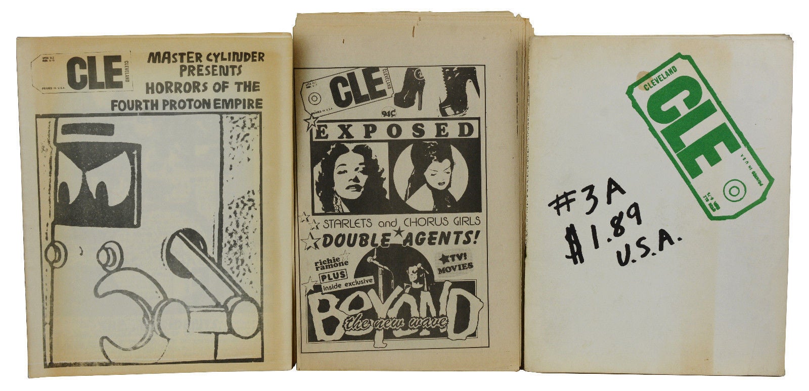 CLE Magazine: The First Six Issues 1, 2, 3, 3A, 3B, & 3X | Jim