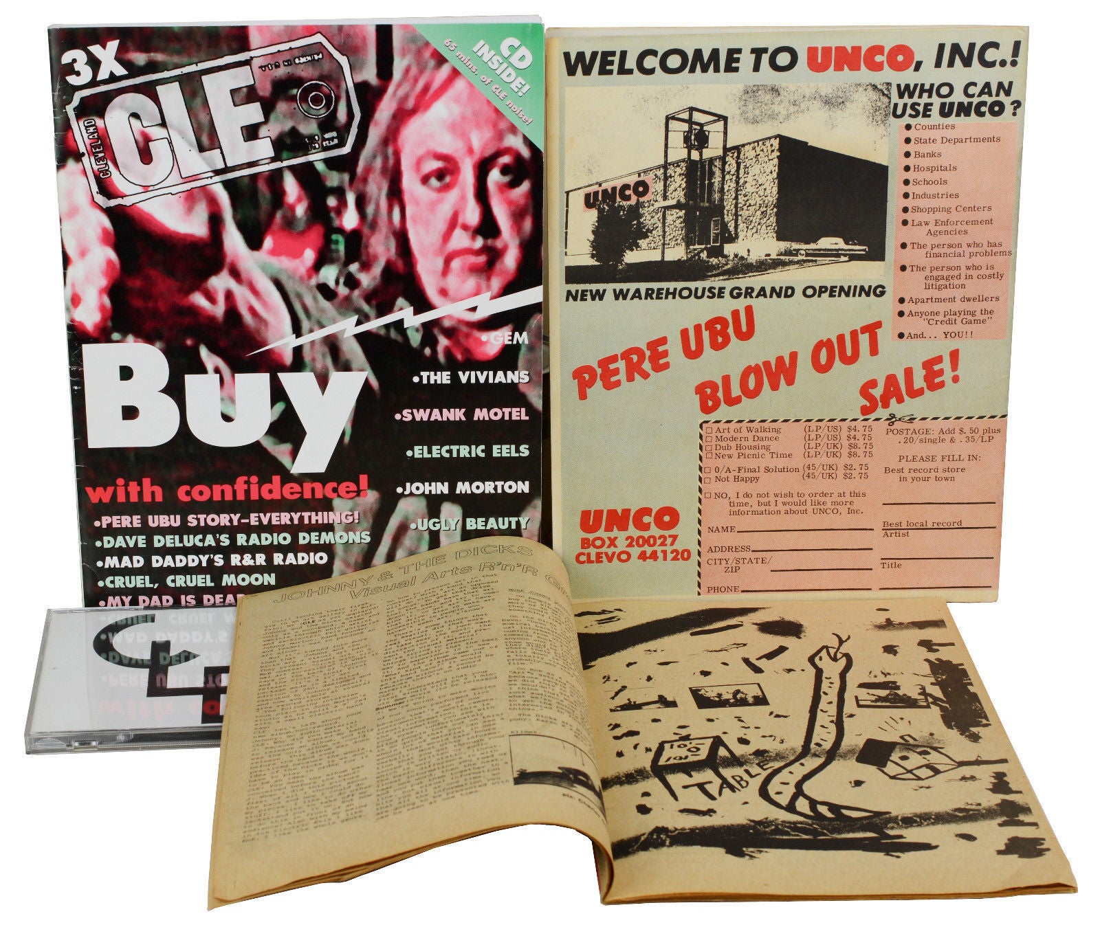CLE Magazine: The First Six Issues 1, 2, 3, 3A, 3B, & 3X | Jim