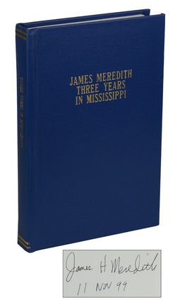 Item #180612004 Three Years in Mississippi. James Meredith