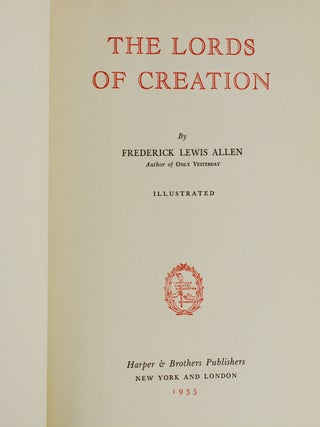 The Lords of Creation