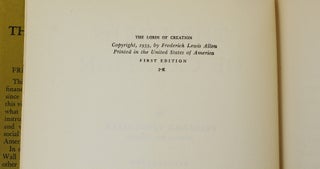 The Lords of Creation
