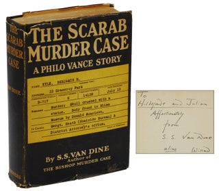 Item #180811003 The Scarab Murder Case: A Philo Vance Story. S. S. Van Dine